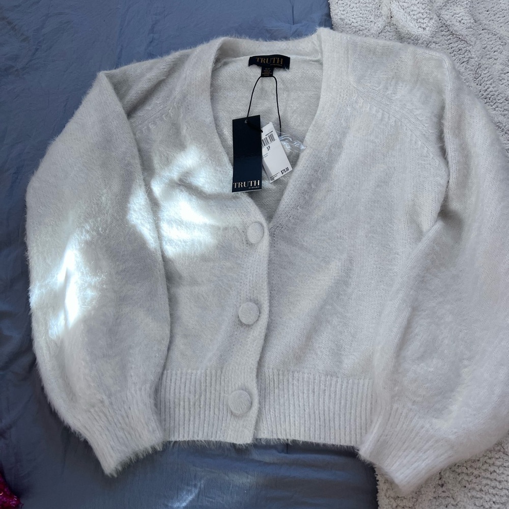 Truth Cream Button-Up Women's Cardigan